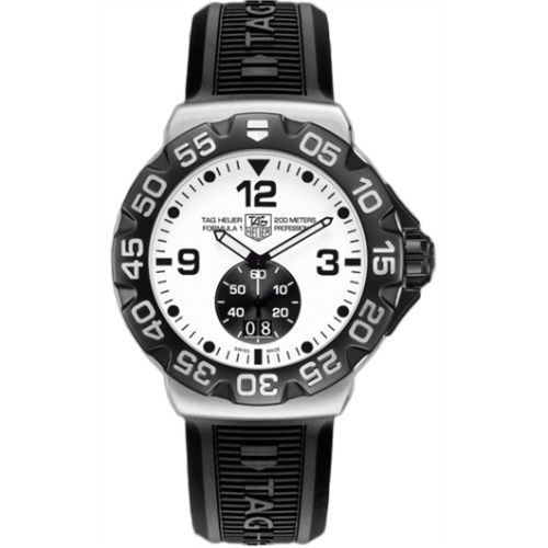 TAG Heuer Formula 1 Big Date 44 Stainless Steel / White / Rubber
